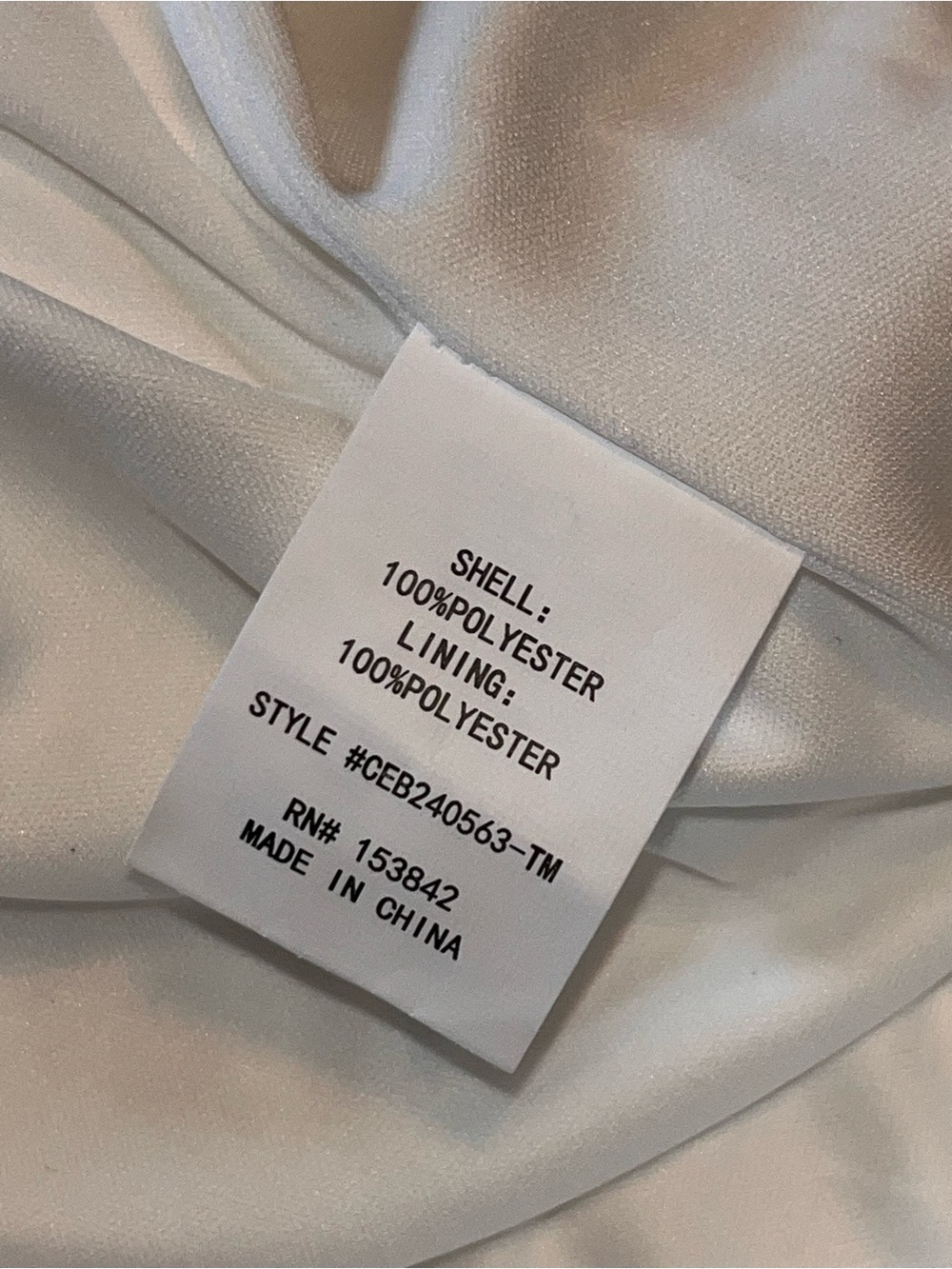 MELLODAY White A-Line Drawstring Waist Skirt with pockets - Picture 5 of 5
